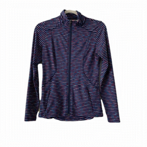 LOLE activewear full zip jacket 4 way stretch UPF 50+ moisture wicking size S